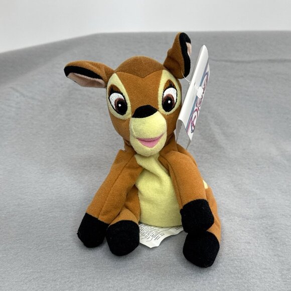 Bambi The Disney Store Bean Bag Plush 6" Stuffed Toy Deer - Picture 6 of 10